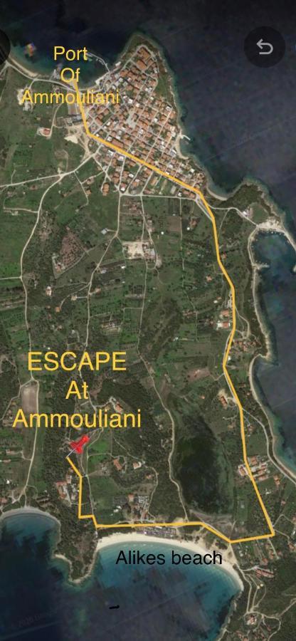 Aparthotel Escape At Ammouliani Esterno foto